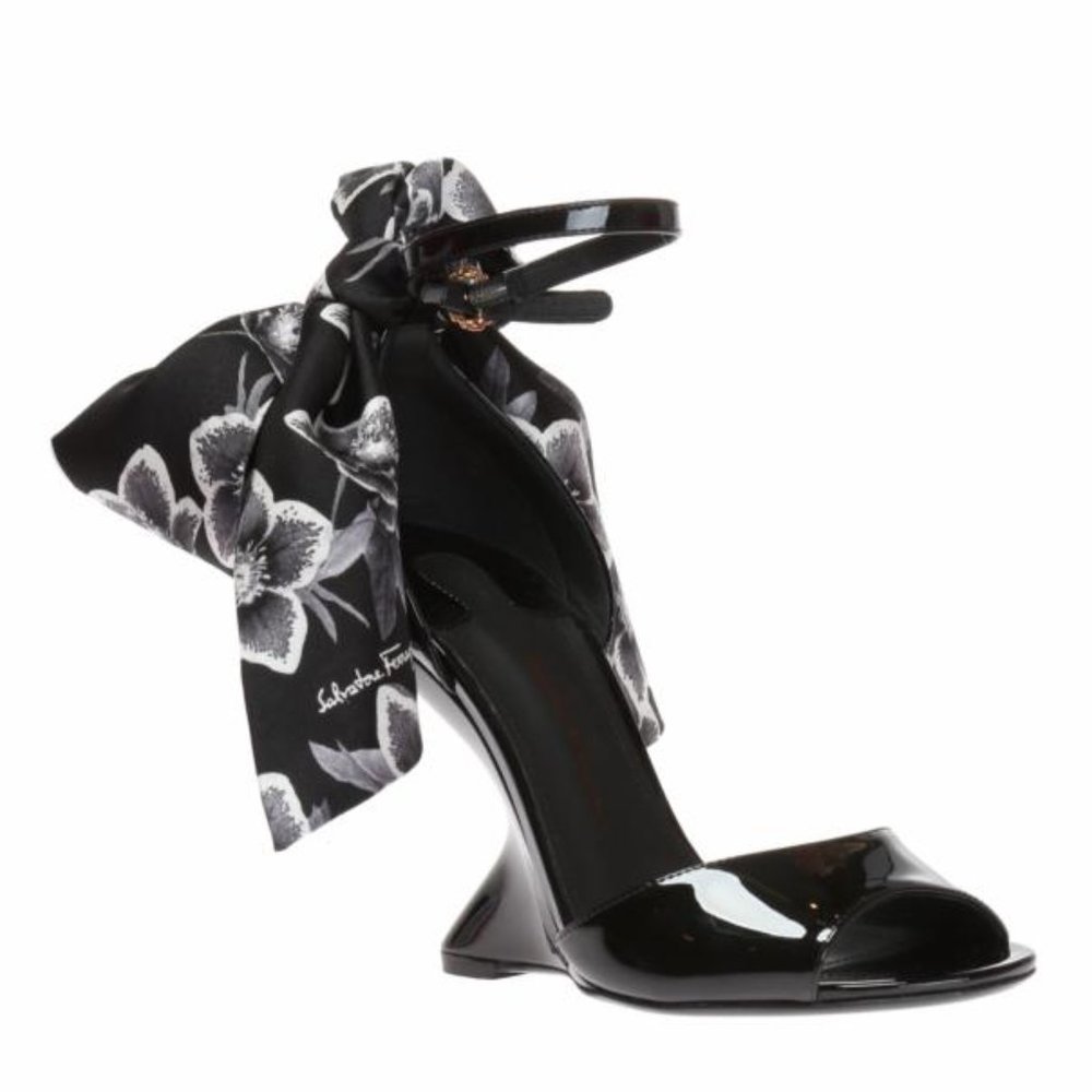 SALVATORE FERRAGAMO 'TODI' WEDGE SANDALS